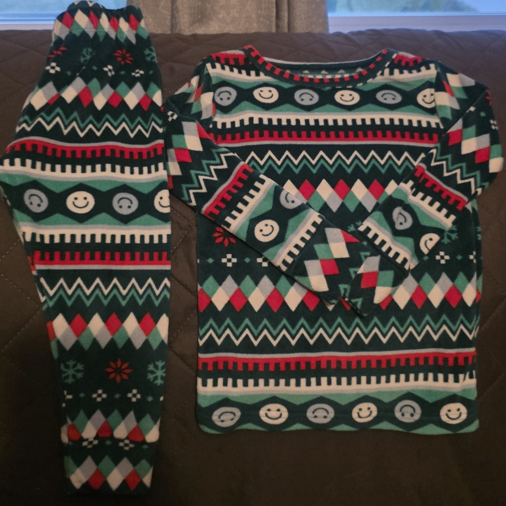 Festive Patterned Kids Pajamas